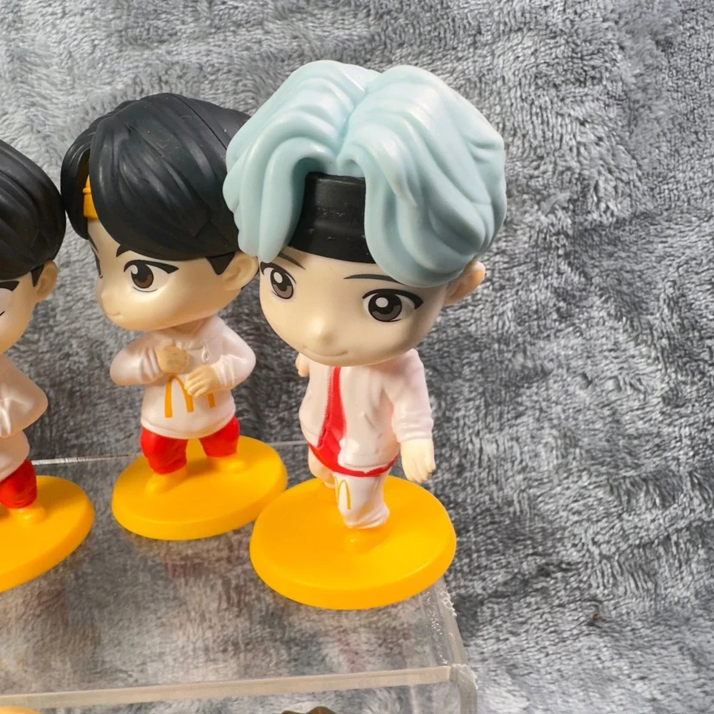 McDonald's K-Pop Chibi Figure Lot of 7 Mixed Year Promo‎ Collectible Toys